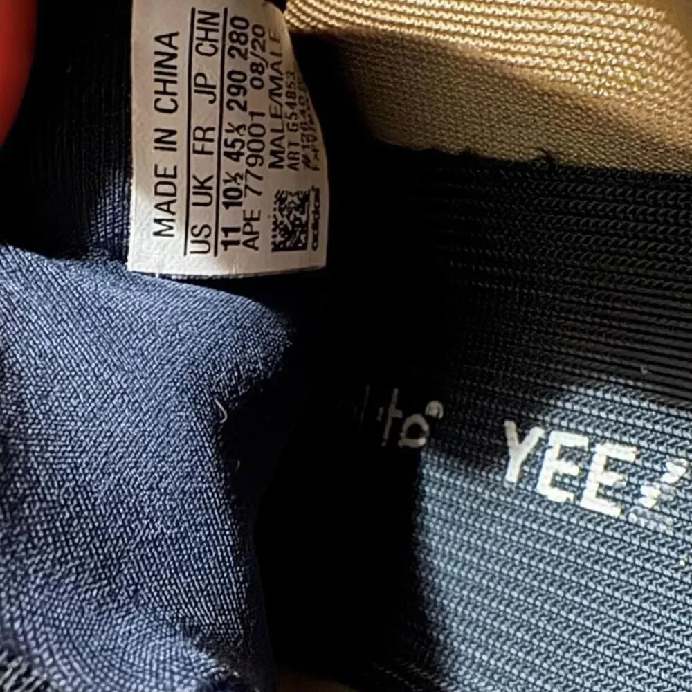 Yeezy Men's Gold and Tan Trainers